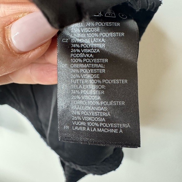 H&M Lace Polka Dot Sheer Top – Size 4, Puffed Sleeves - Picture 8 of 16